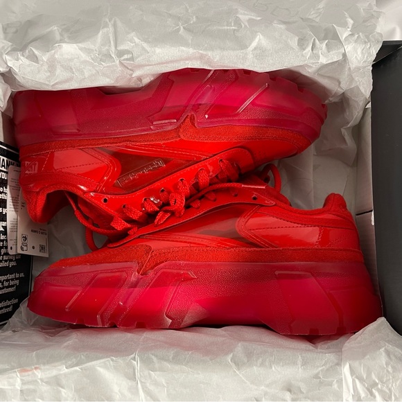 Reebok Cardi B Club C Junior Instinct Red Sneakers - Picture 14 of 16